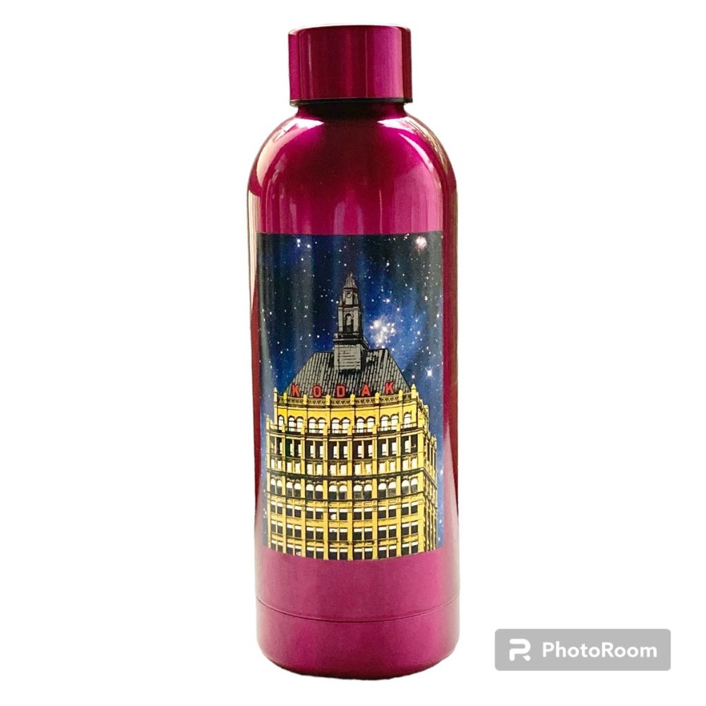 KODAK Tumbler Water Bottle Stainless Steel Photography Camera Film Rochester NY